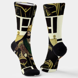Calcetines Jah Rastafari Haile Selassie I HIM Rasta Socks