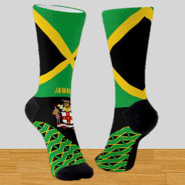 Calcetines Jamaica, moda, bandera jamaiquina, patriótico