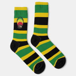 Calcetines Jamaica Rasta Reggae Bobby Roots One Love Socks