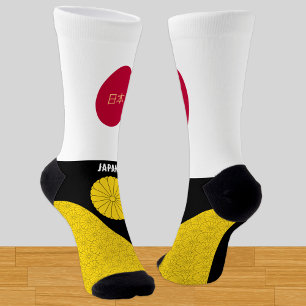 Calcetines japoneses, Japón, moda, bandera japones