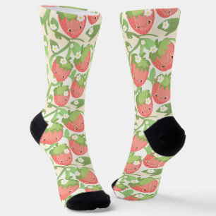 Calcetines Jardín de Fresas Bonito