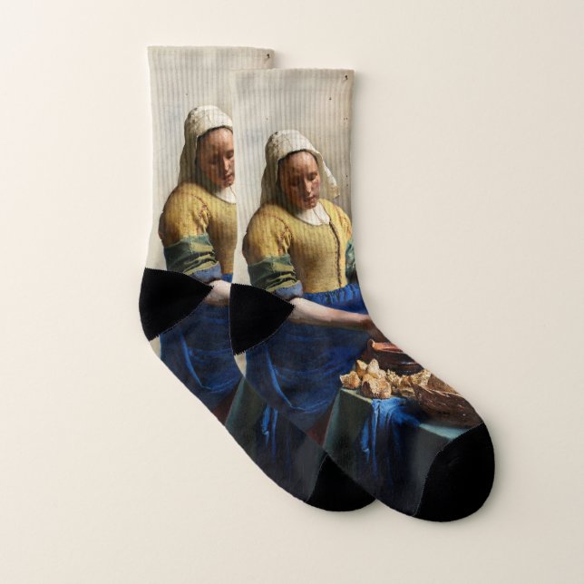 Calcetines Johannes Vermeer - La Milkmaid (Par)
