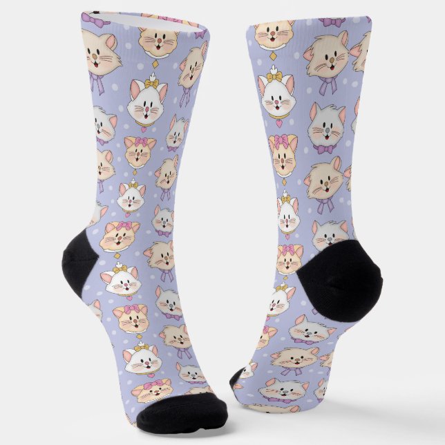 Calcetines JollyKins Kittens Purple (Angular)