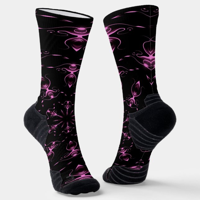 Calcetines Joyas rosas arte moderno (Angular)