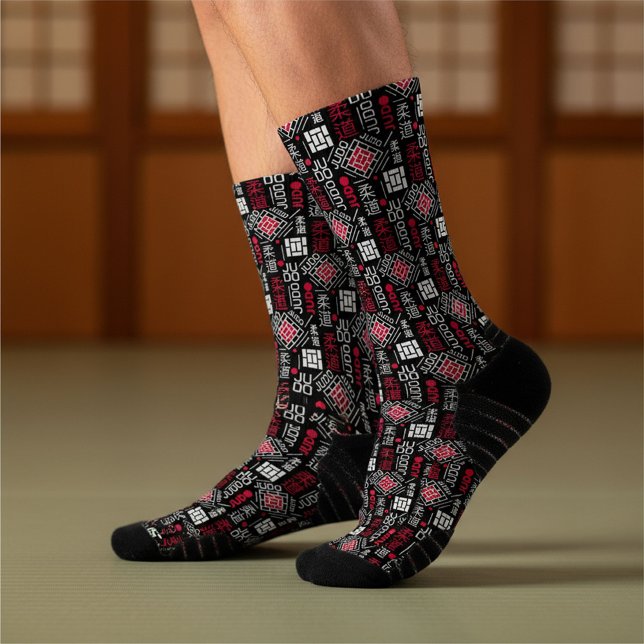 Calcetines Judo - clean modern geometric pattern (Subido por el creador)