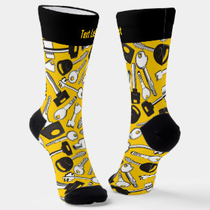 Calcetines Juego de claves de zócalos de patrón