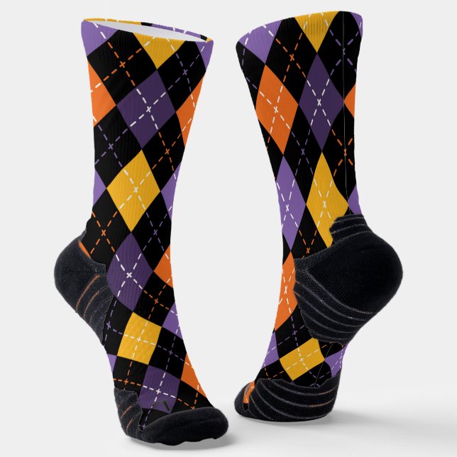 Calcetines Jugador Argyle de Halloween (Angular)