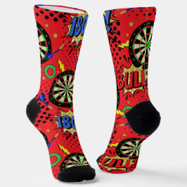 Calcetines Jugador de Dardos Estampado