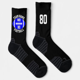 Calcetines Jugador de fútbol personalizado Nombre de equipo N