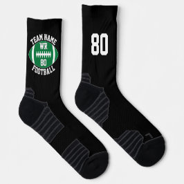 Calcetines Jugador de fútbol personalizado Nombre de equipo N