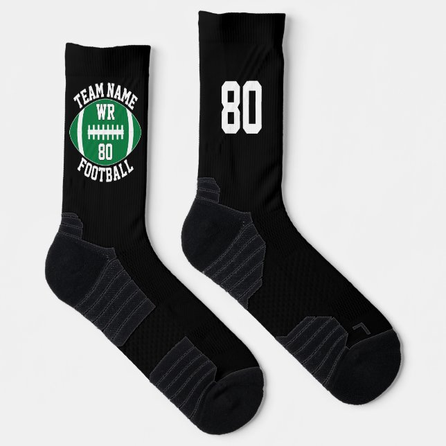 Calcetines Jugador de fútbol personalizado Nombre de equipo N (Derecha)