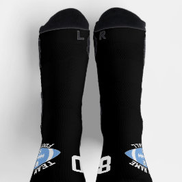 Calcetines Jugador de fútbol personalizado Nombre del equipo 