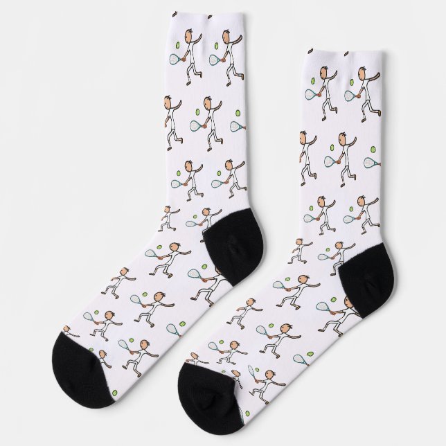 Calcetines Jugador de Tenis (Izquierda)