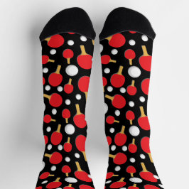 Calcetines Jugador de tenis de mesa Novedad Ping Pong