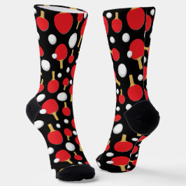 Calcetines Jugador de tenis de mesa Novedad Ping Pong