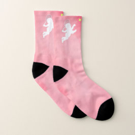 Calcetines Jugador de tenis Rosa Cupido