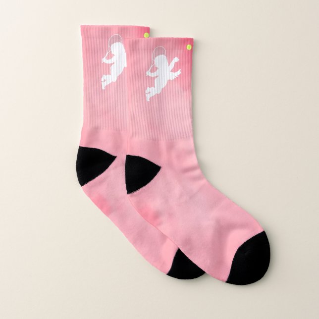Calcetines Jugador de tenis Rosa Cupido (Par)