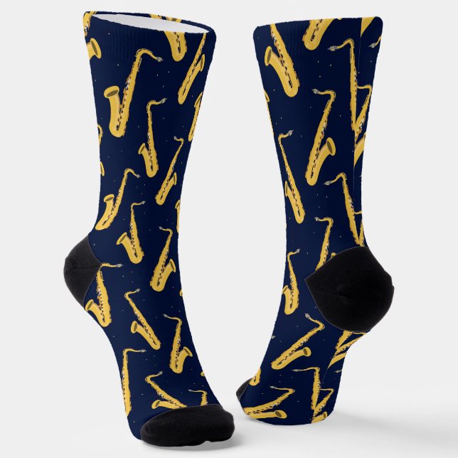 Calcetines Jugador saxofón (Angular)