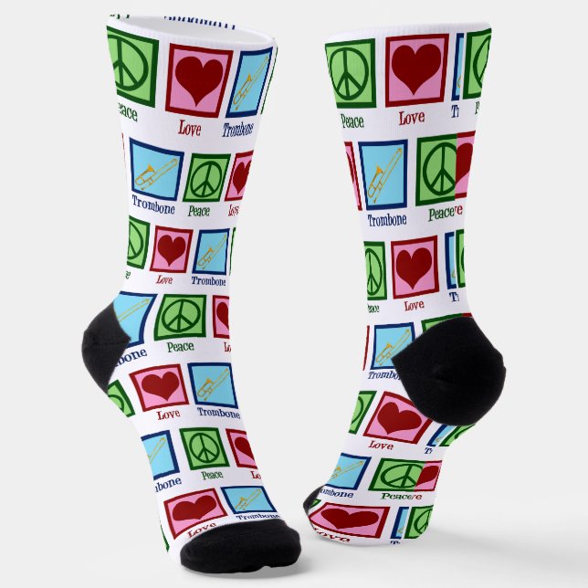Calcetines Jugador Trombone de Peace Love (Angular)