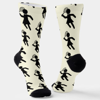 Calcetines Jugadora de tenis femenina