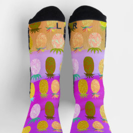 Calcetines Juicy Pineapple Candy Pattern