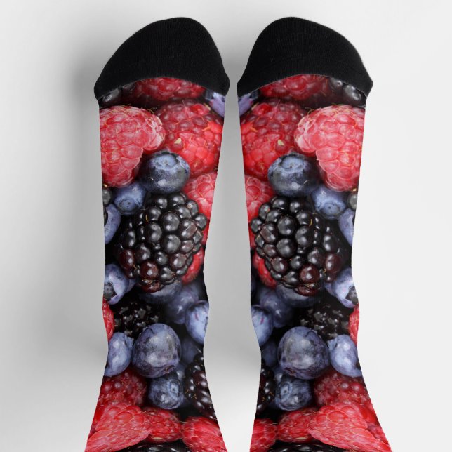Calcetines Juicy y Ripe Berry Fruit Medley (Arriba)