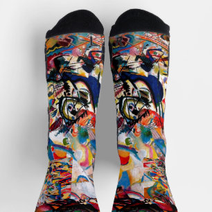 Calcetines Kandinsky Composición VII Pintura abstracta