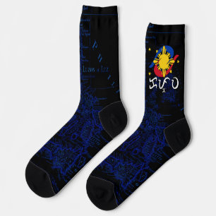 Calcetines Kapwa (alfabeto Baybayin)