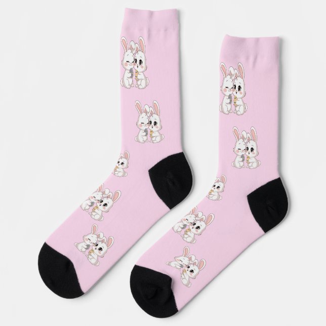 Calcetines Kawaii Ester Bunnies (Izquierda)