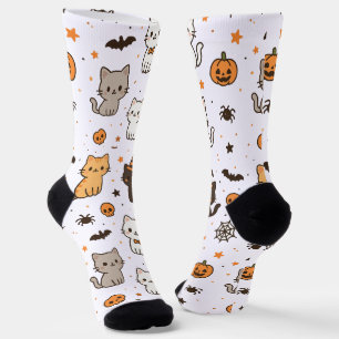 Calcetines Kawaii Halloween Gats Socks - Regalo de los amante
