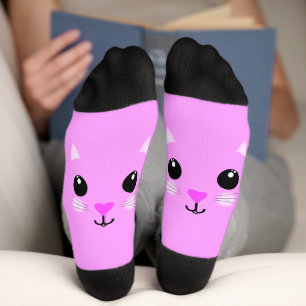 Calcetines Kawaii Pink Kitten