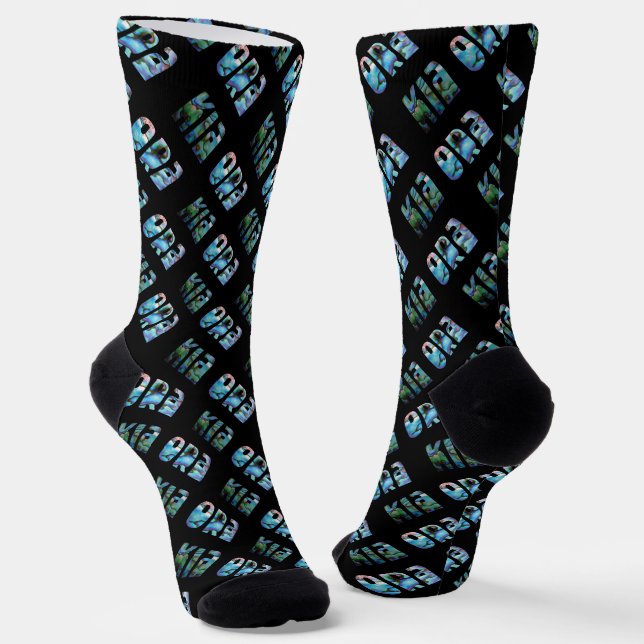 CALCETINES KIA ORA KIWI GREETING SOCKS (Angular)