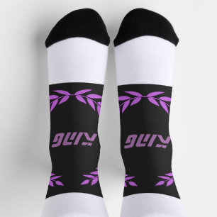 Calcetines KING Texto Estilo de vida impreso Superestilo