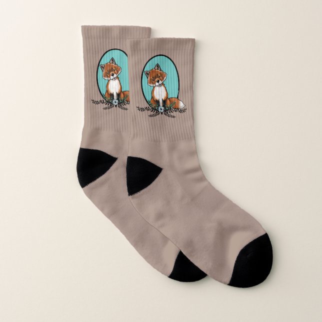 Calcetines KiniArt Zorro Dulce (Par)