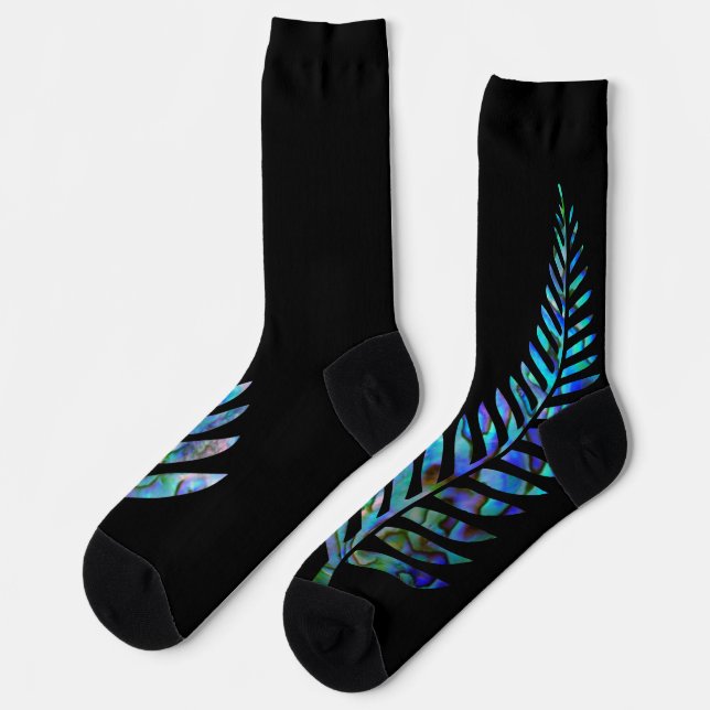 CALCETINES KIWI NUEVA ZELANDIA FERN PAUA SOCKS (Izquierda)