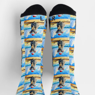 Calcetines Koala Sombrero de Santa Sol y Oleaje