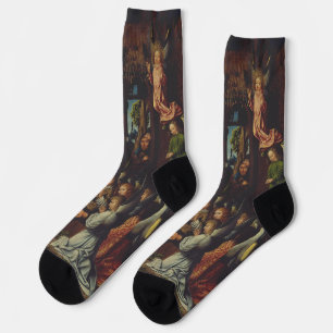 Calcetines La Adoración del Niño Cristo