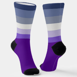 Calcetines La bandera del orgullo lésbico carnicero de Slippe