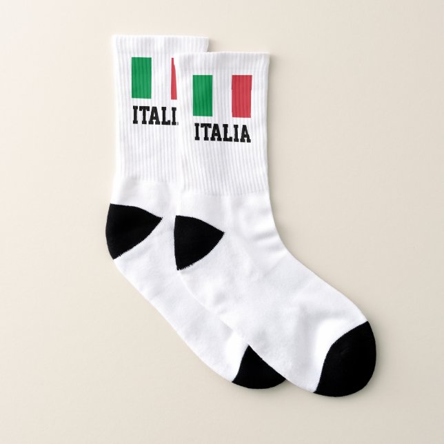 Calcetines La bandera italiana del orgullo de Italia (Par)