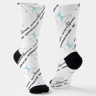 Calcetines La Felicidad En La Vida Es Una Cuestión De Equilib