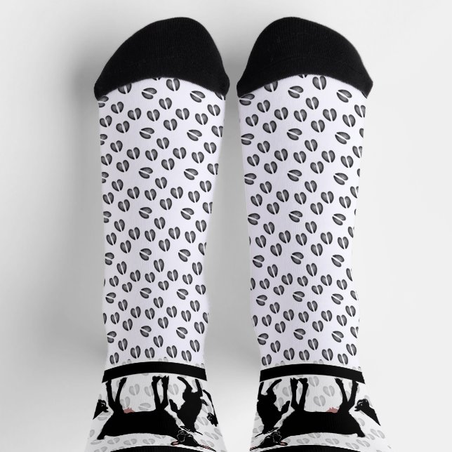 Calcetines La mamá de la cabra y sus bebés (Arriba)