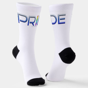 Calcetines La palabra de orgullo de SlipperyJoe letras metáli