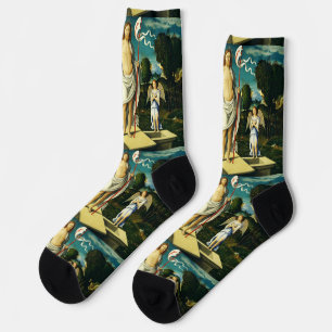 Calcetines La resurrección de Jesús por Girolamo da Santacroc