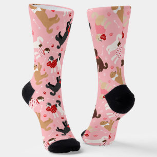 Calcetines Labradoodle / Goldendoodle Valine Pattern Socks