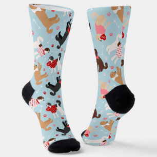 Calcetines Labradoodle / Goldendoodle Valine Pattern Socks