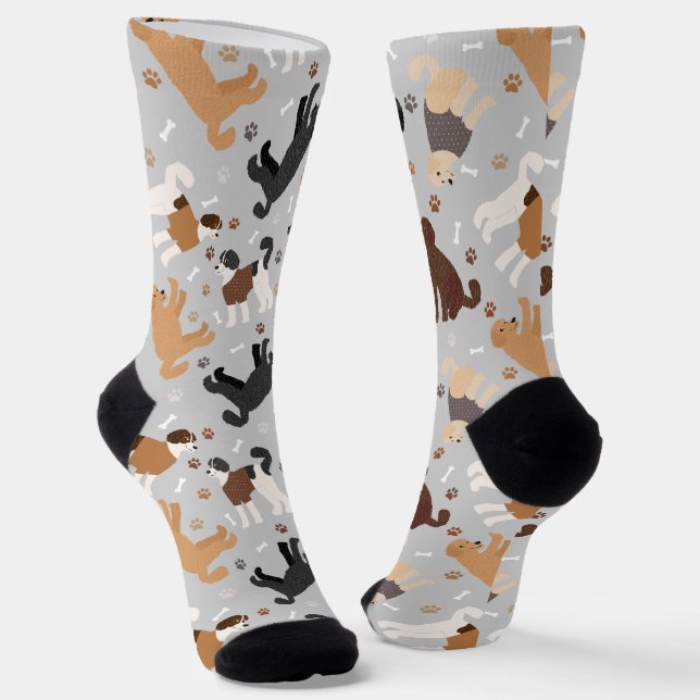 Calcetines Labradoodle / Huesos de goldendoodle y soplones de (Angular)