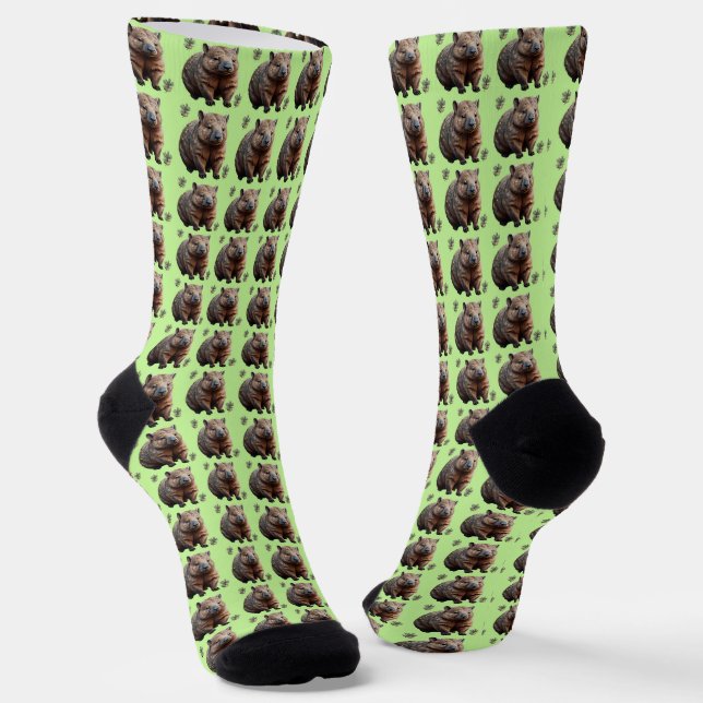Calcetines Ladrillo: Un lienzo verde de Wombat, (Angular)