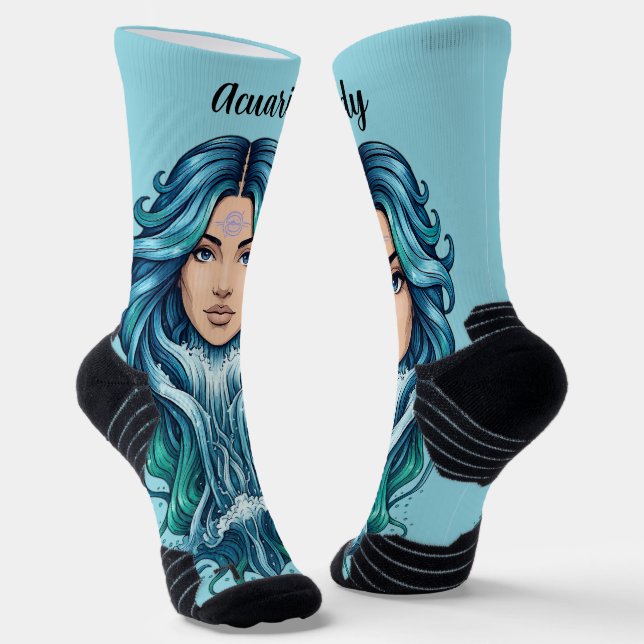 Calcetines Lady Acuario – Toque astrológico en tu  (Angular)