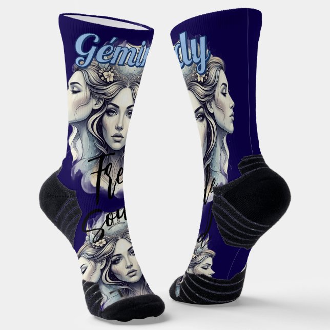 Calcetines Lady Géminis – Toque divertido (Angular)