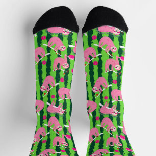 Calcetines Lágrimas de pickleball rosa 🦥